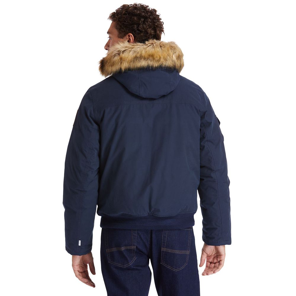 Chaquetas Timberland Argentina Hombre - Scar Ridge Waterproof Snorkel - Azul Marino - EZTDJC-654